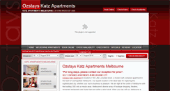Desktop Screenshot of ozstaysapartment.com.au